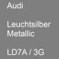 Preview: Audi, Leuchtsilber Metallic, LD7A / 3G.